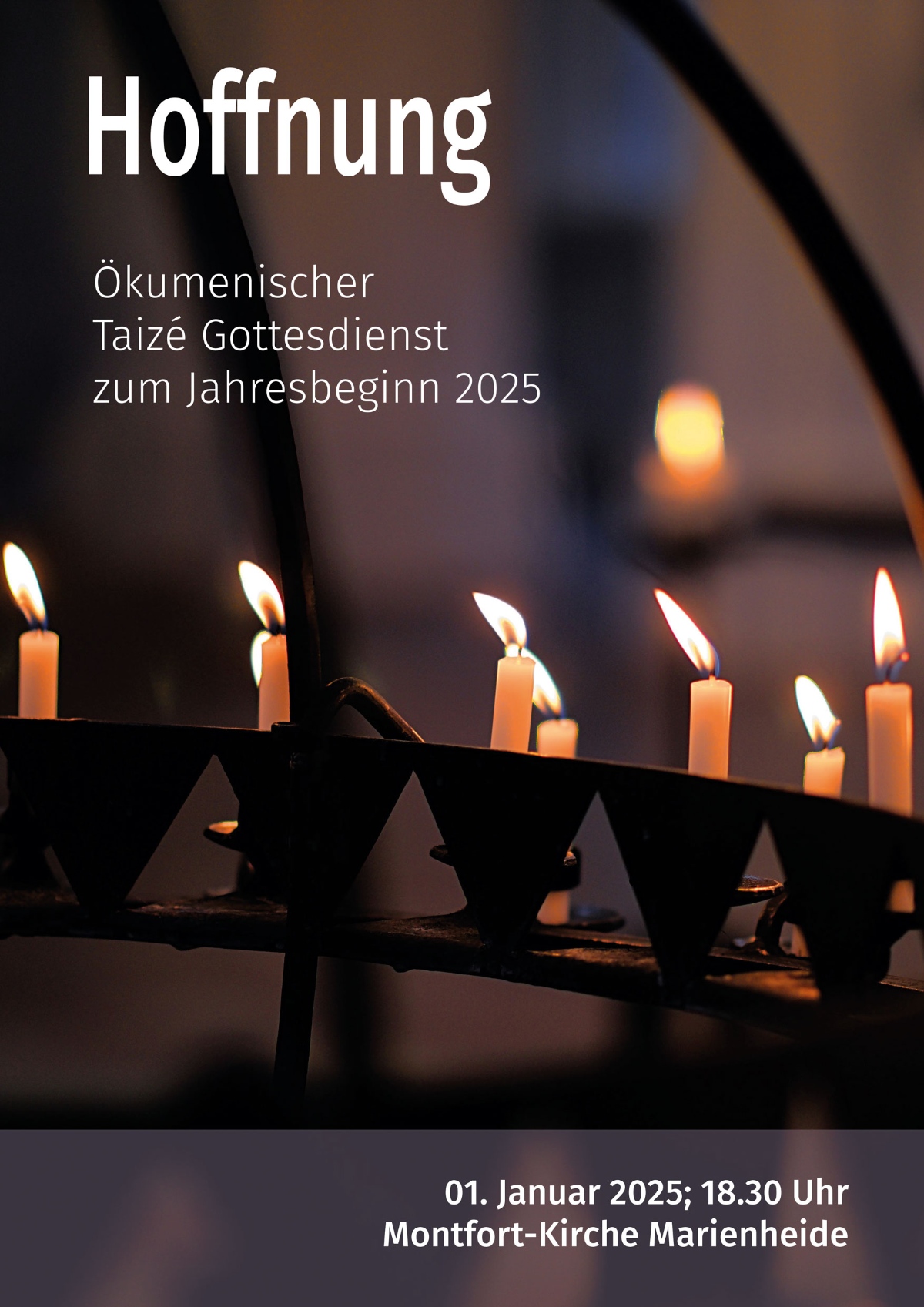 Oekumenischer Taizé-Gottesdienst 01.01.2025